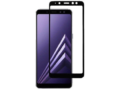 محافظ صفحه نمایش 6D فول گلس تمام چسب مناسب برای گوشی موبایل سامسونگ گلکسی A8 2018